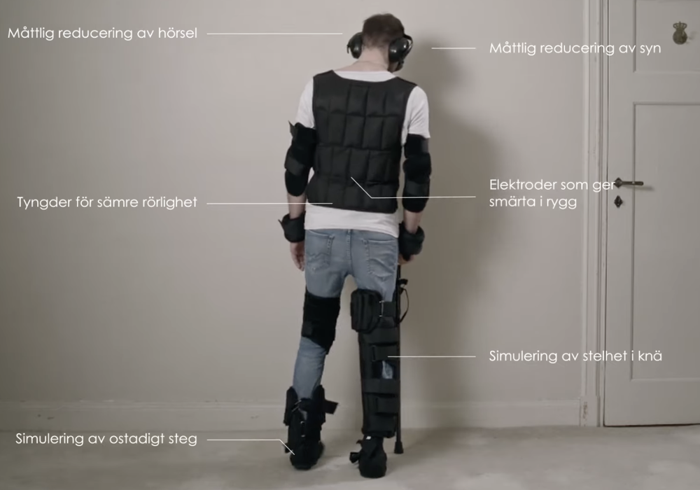 Se gärna informationsfilmen från MSB om hur det är att ha begränsade förmågor vid en brand.