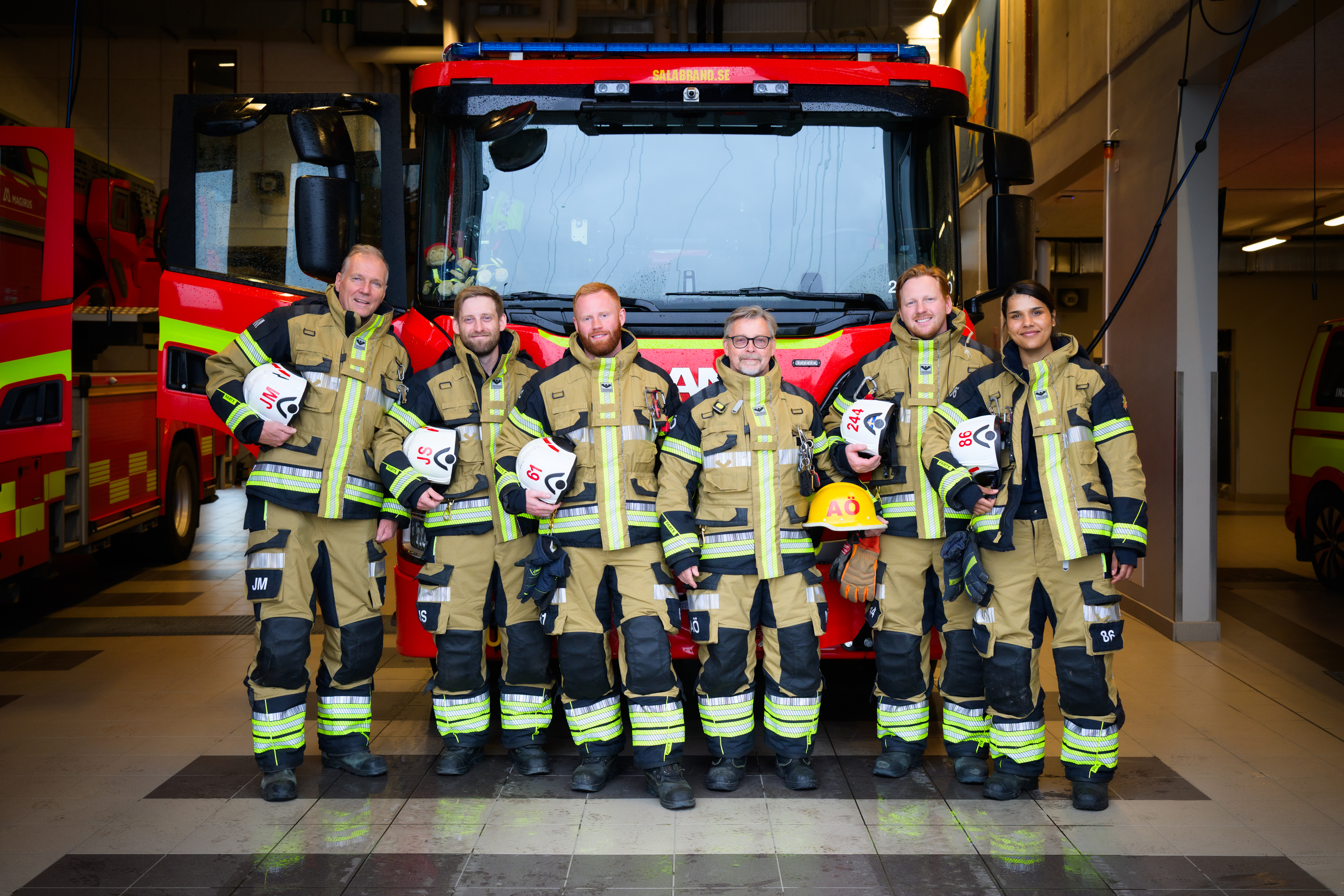 En grupp brandmän