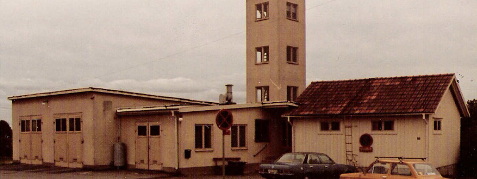 Gammal brandstation från 60-talet i Bro